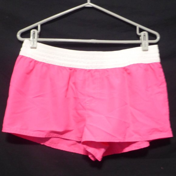 G:21 Pants - G:21 size large, pink exercise shorts, white waistline, stretchy waistband BNWOT